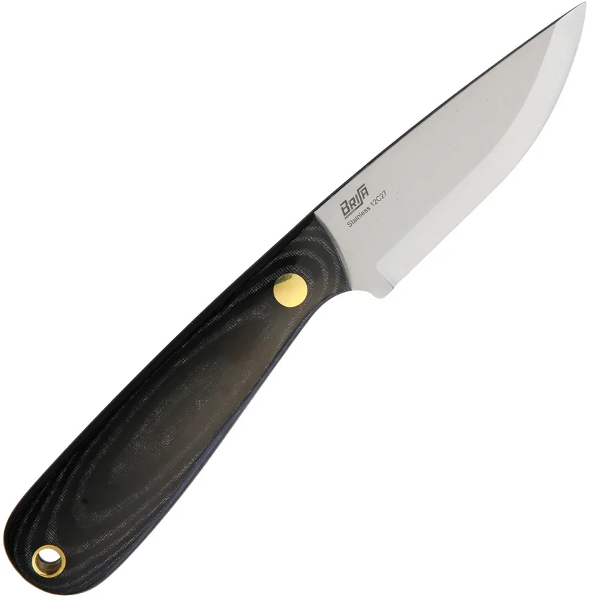 Brisa Knives Necker 70 Black Micarta