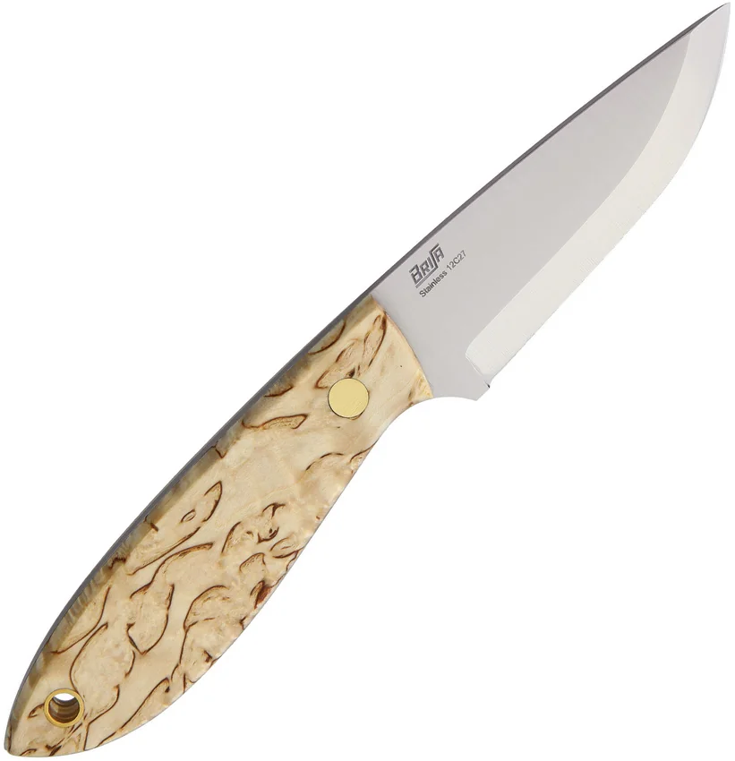 Brisa Knives Bobtail 80 Fixed Blade Birch