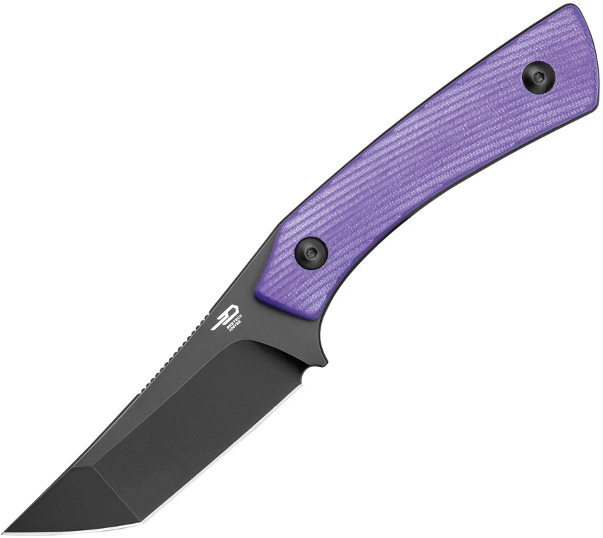 Bestech Knives STEP Fixed Blade Purple