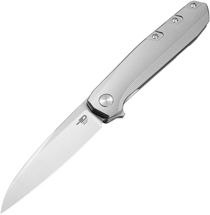 Bestech Knives 9 Framelock Ti Gray