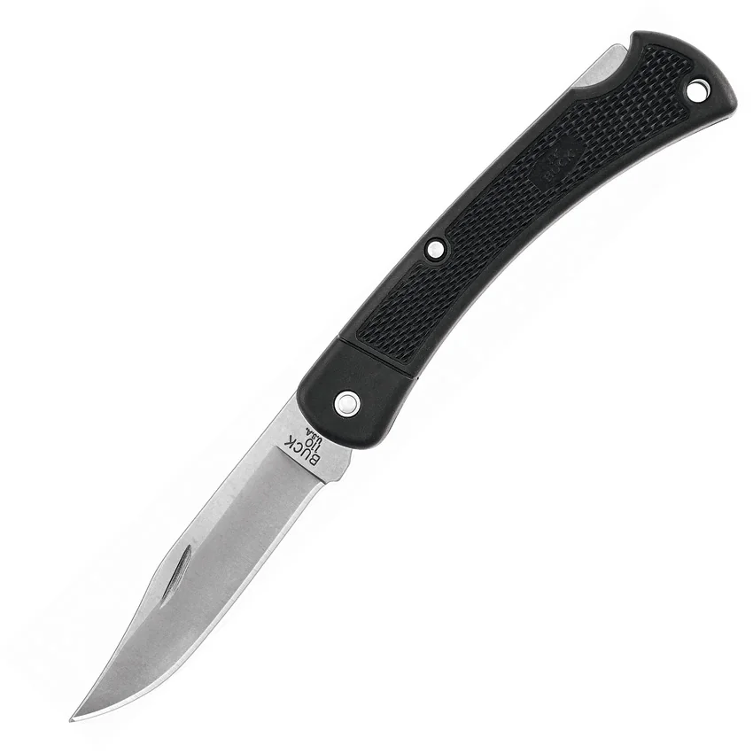 Buck 110 Folding Hunter LT Lockback Knife (3.75" Satin) 0110BKSLT
