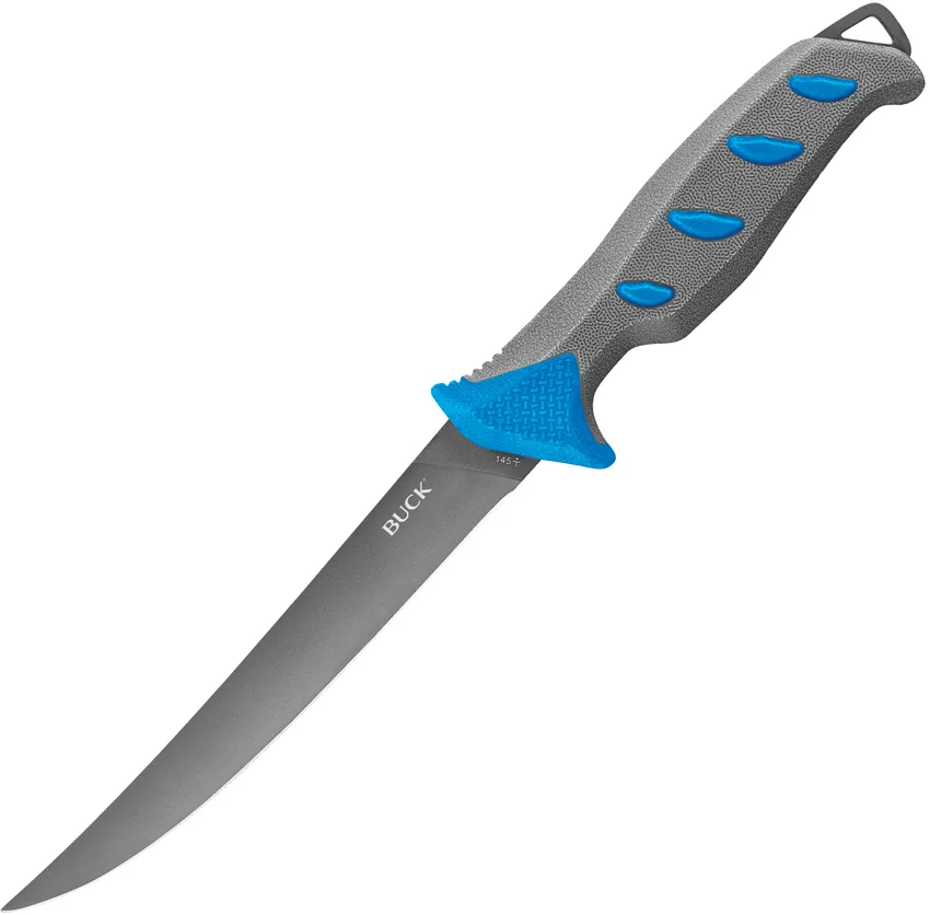 Buck Hookset Fresh Fillet Knife Blue/Gray (6" Gray) 0145BLS
