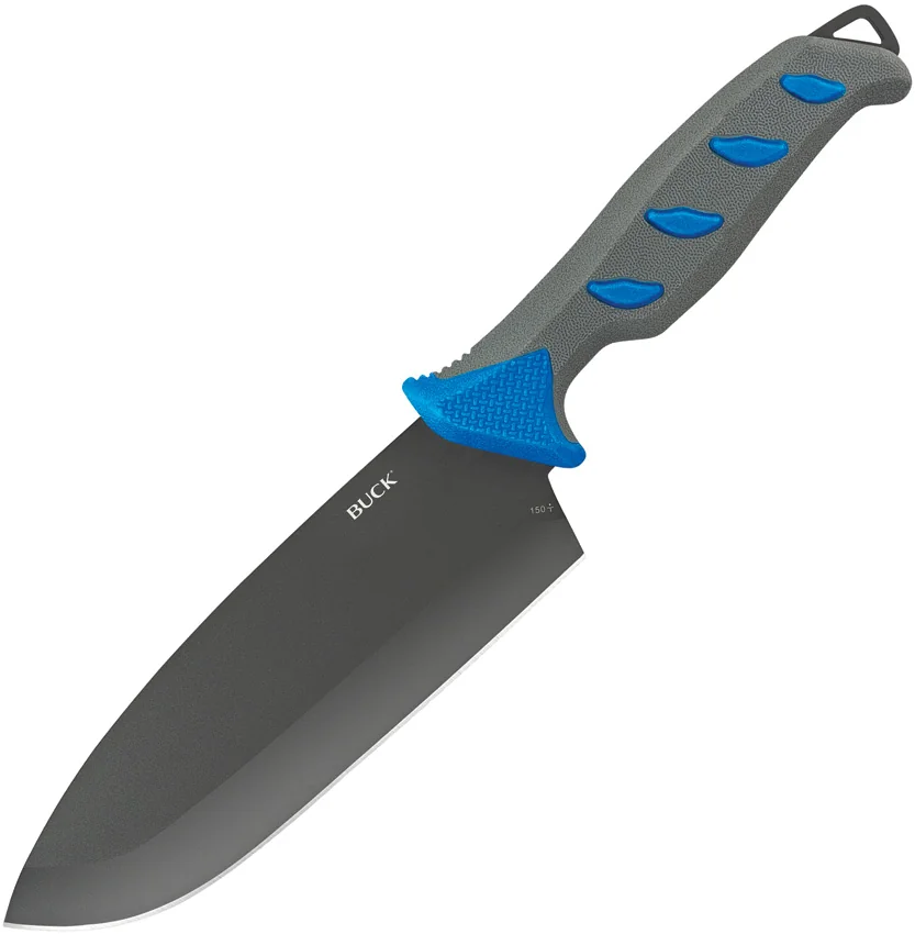 Buck Hookset Salt Cleaver Knife Blue/Gray (7" Gray) 0150BLS