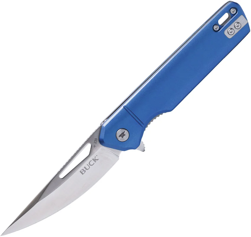 Buck 239 Infusion Liner Lock Knife Blue Aluminum (3.25" Satin) 0239BLS