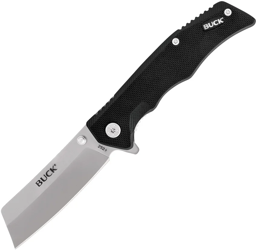 Buck Trunk Liner Lock Knife Black G-10 (2.9" Satin) 0252BKS