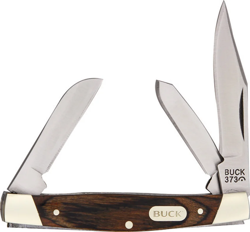 Buck Trio Knife 3.25" Woodgrain 0373BRS