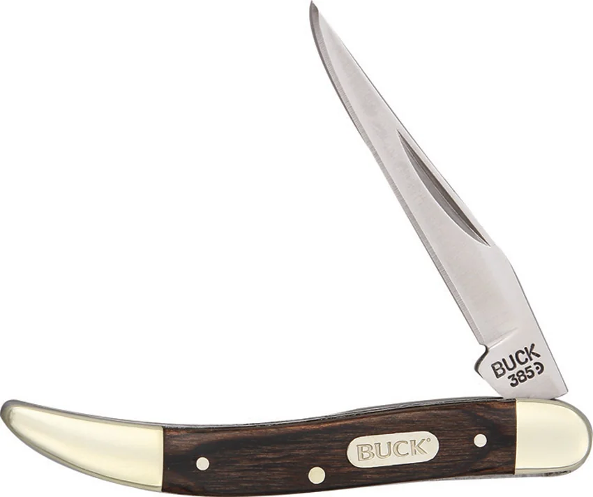 Buck Toothpick Knife 3" Woodgrain 0385BRS