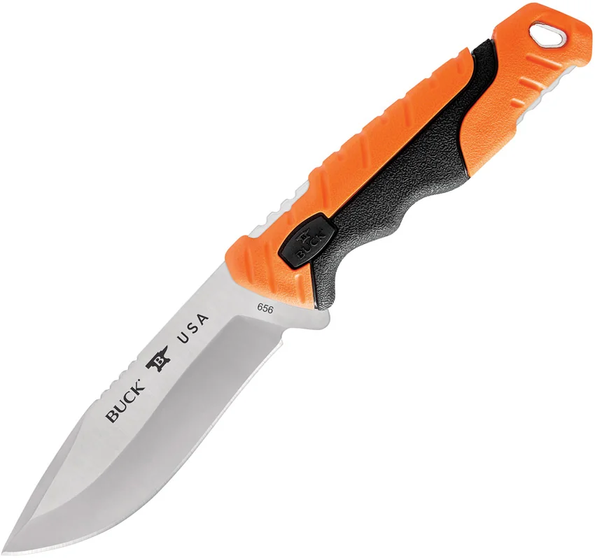 Buck Pursuit Pro Large 4.5" Fixed Blade Knife - S35VN / Orange