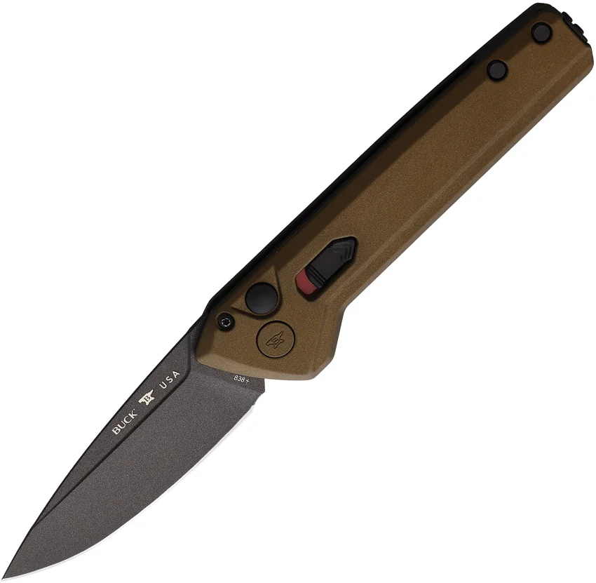 Buck Deploy Automatic Knife Burnt Bronze (3" Gray) 0838BRS1