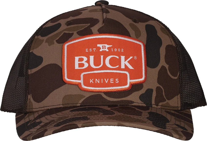 Buck Knives Duck Camo Hat Bark