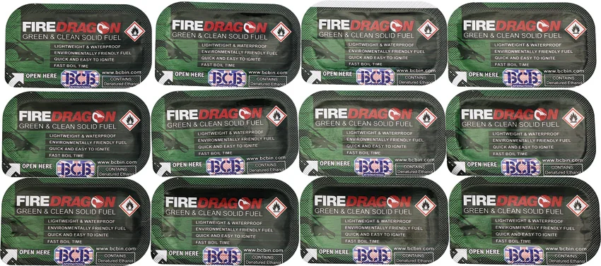 Bushcraft FireDragon Solid Fuel 12pk