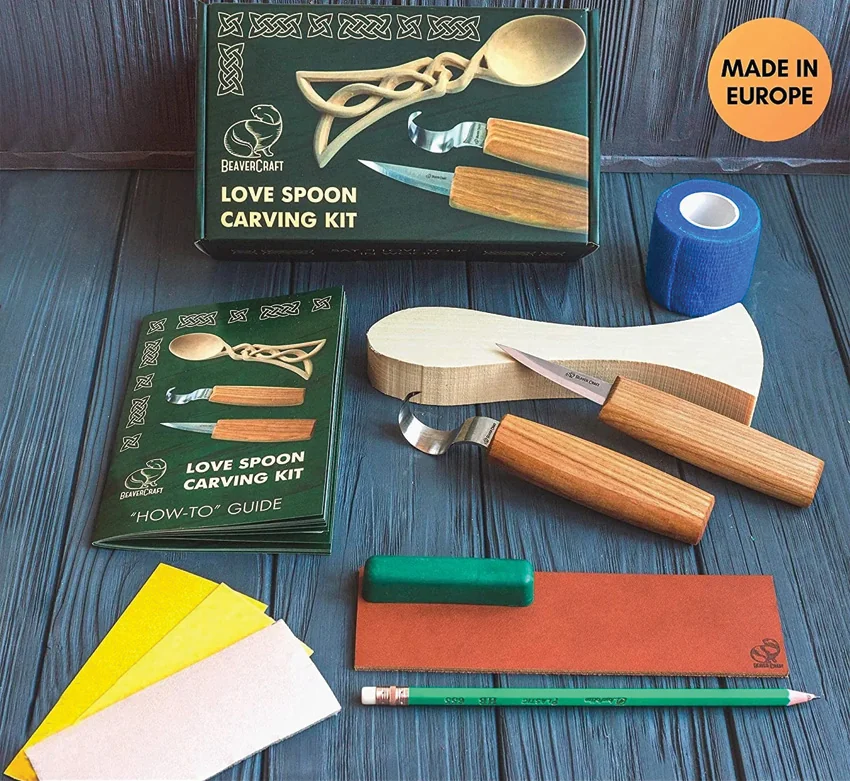 BEAVERCRAFT Celtic Spoon Carving Kit