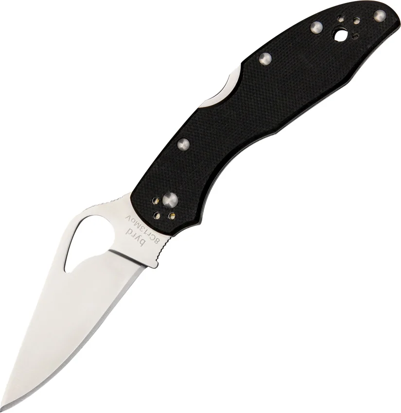Byrd Meadowlark Lockback Knife Black G-10 (2.875" Satin) BY04GP2
