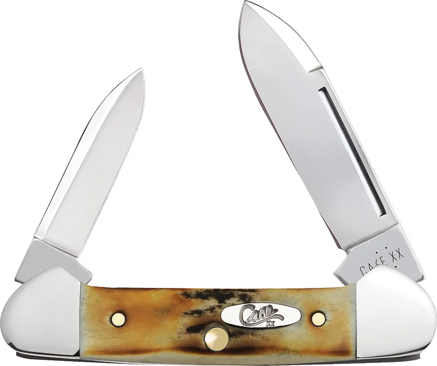 Case Baby Butterbean Knife 2.75" Stag Horn (52132 SS) 5537