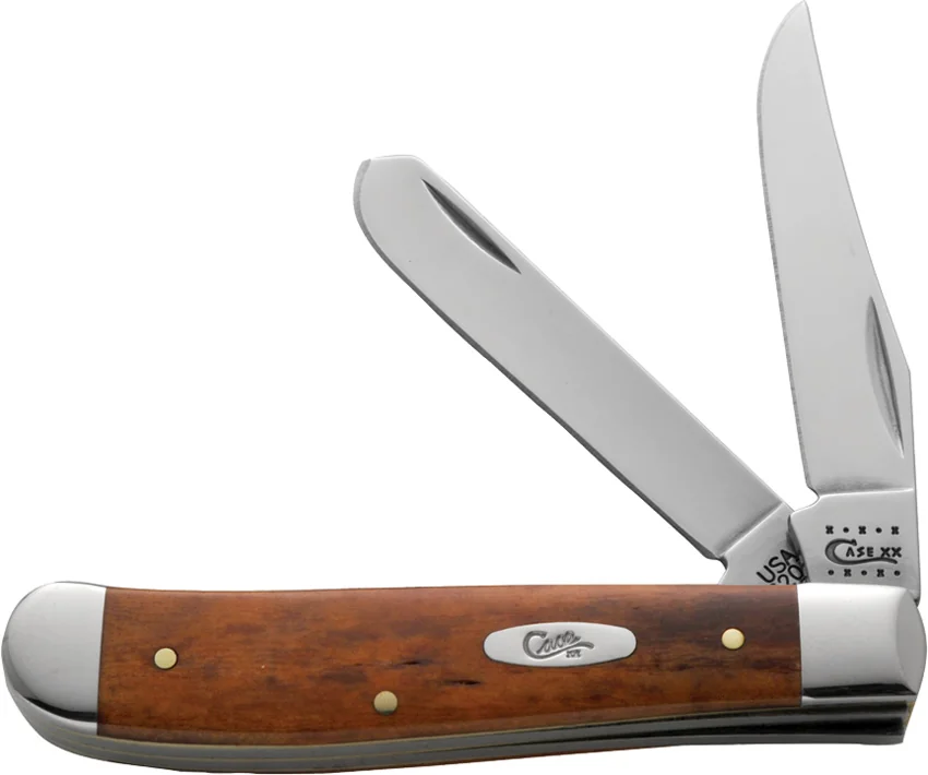 Case 28700 Mini Trapper Knife 3.5" Smooth Chestnut Bone (6207 SS)