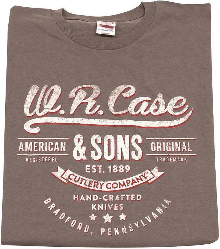 Case Cutlery T-Shirt Charcoal Small