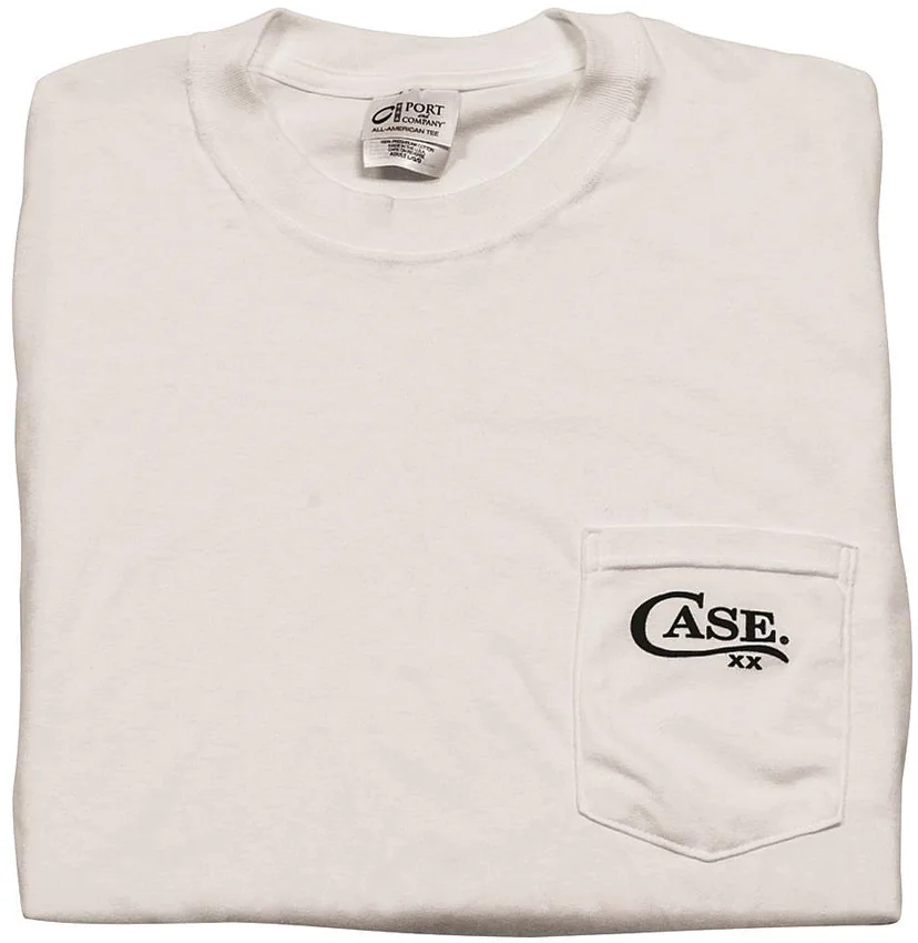 Case Cutlery Pocket White Tee Short Sleeve T-Shirt