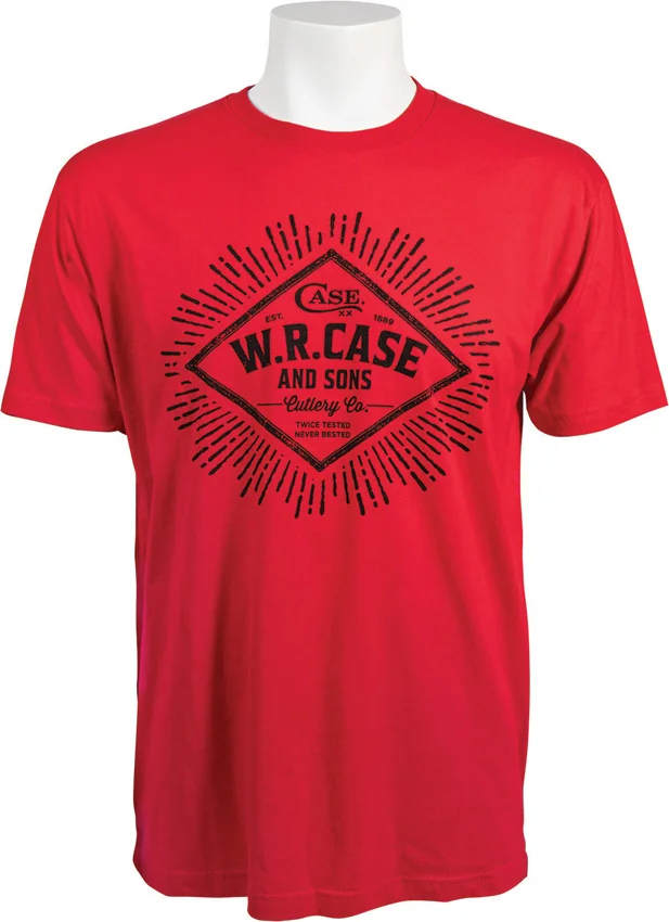 Case Cutlery T-Shirt Red XXL