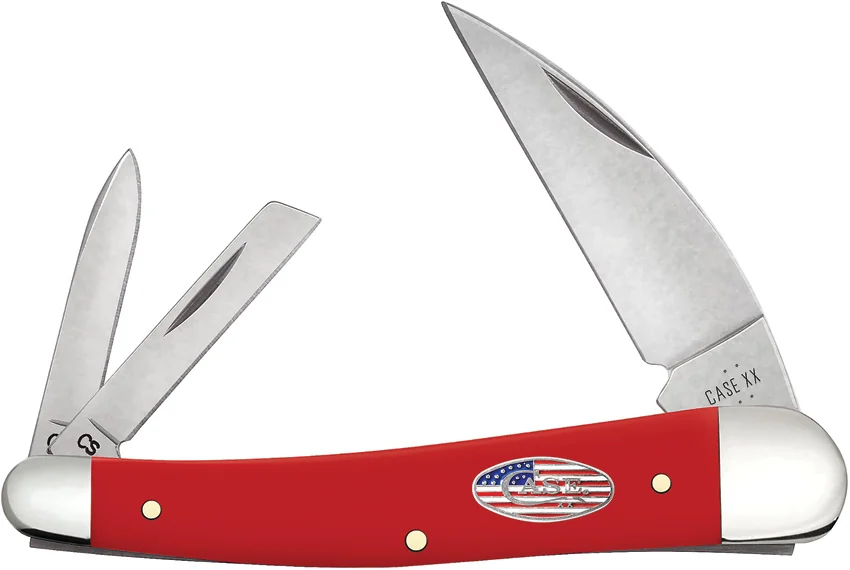 Case Cutlery American Workman Red Synthetic (2.33" Stonewash)