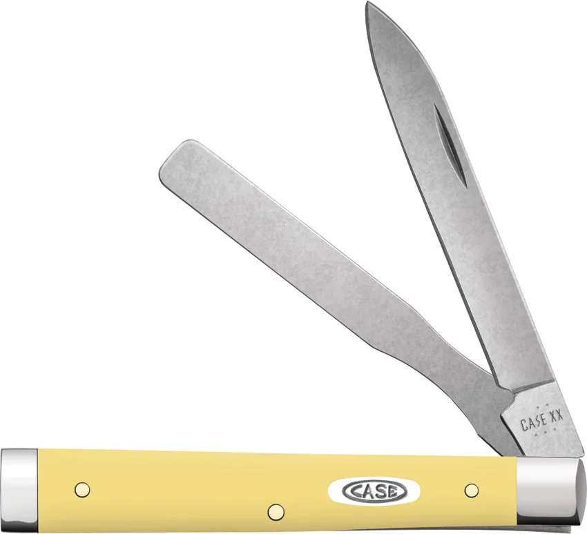 Case Cutlery Baby Doc Yellow Synthetic (2.50" Stonewash)