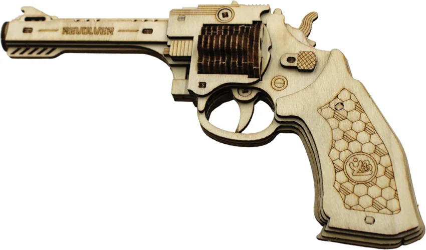Caliber Gourmet Revolver Wood Puzzle