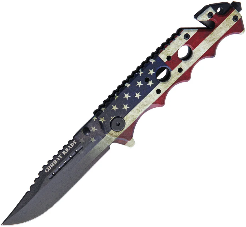 Combat Ready Flag Linerlock A/O