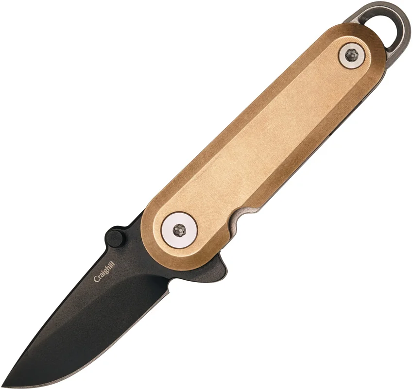Craighill Lark Framelock Brass