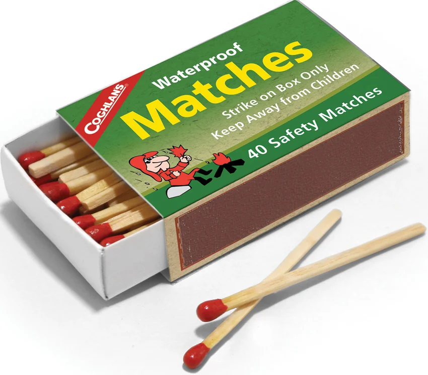 Coghlan's Waterproof Matches 4Pk