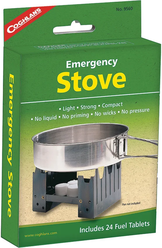 Coghlan's Emergency Folding Camp Stove w/ 24 Fuel Tablets 9560