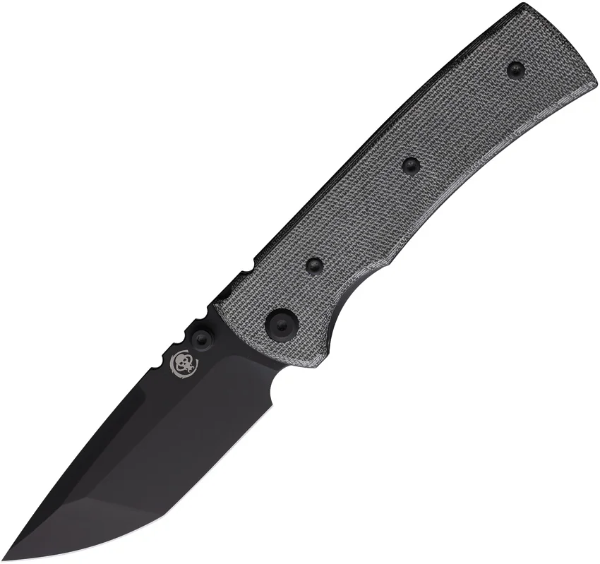 Chaves Redencion 229 Blue Label Liner Lock Tanto Knife Black Mi (3.6" Black)