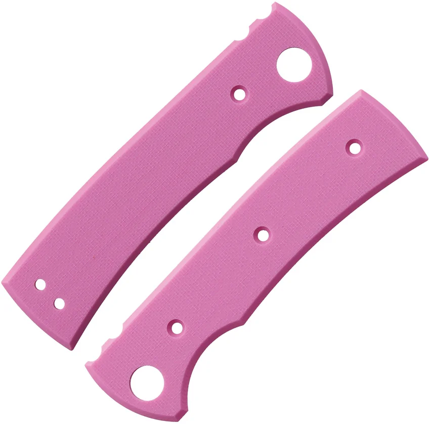 Chaves Knives Blue Label Redencion Street Scales - Pink G-10