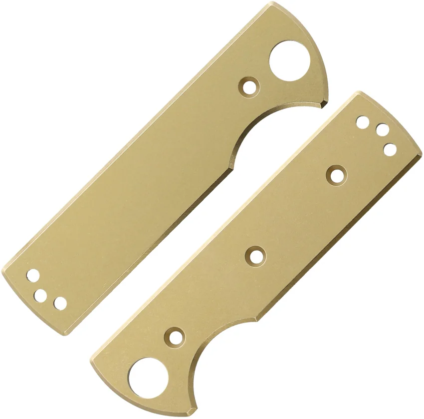 Chaves Knives Blue Label T.A.K. Scales - Brass