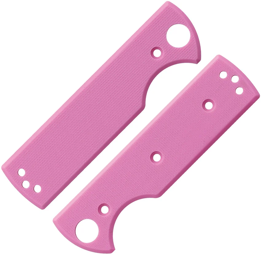 Chaves Knives Blue Label CHUB Flipper Scales - Pink G-10
