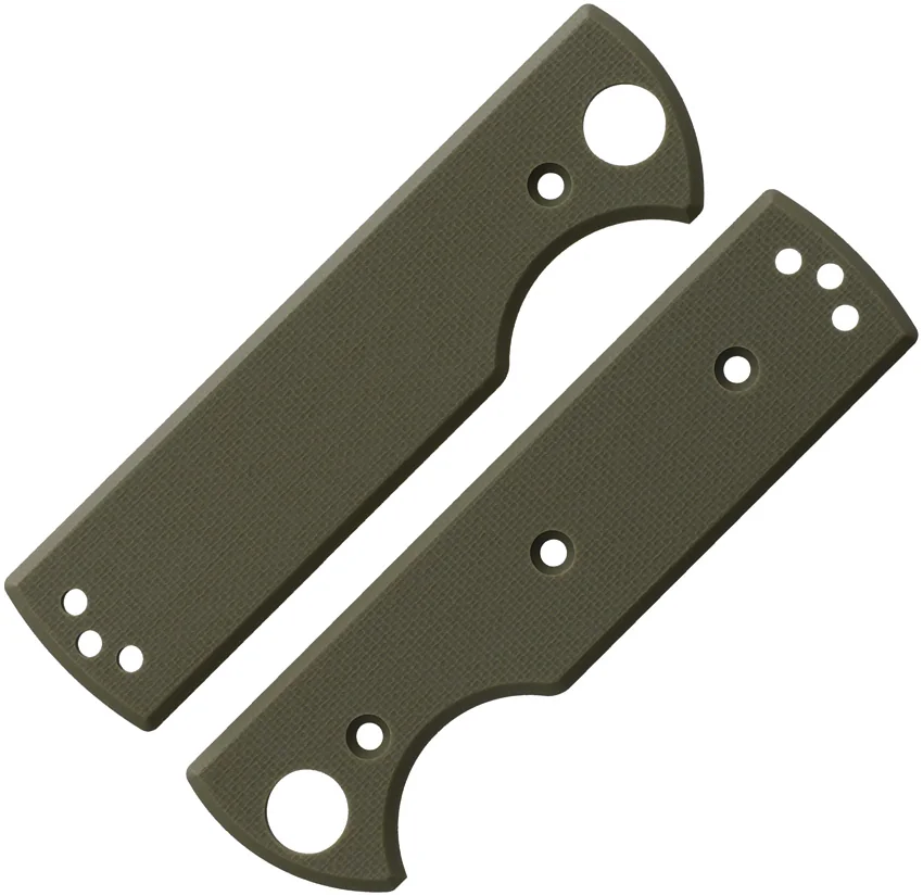 Chaves Knives Blue Label CHUB Flipper Scales - OD Green G-10