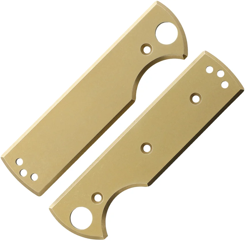 Chaves Knives Blue Label CHUB Flipper Scales - Brass