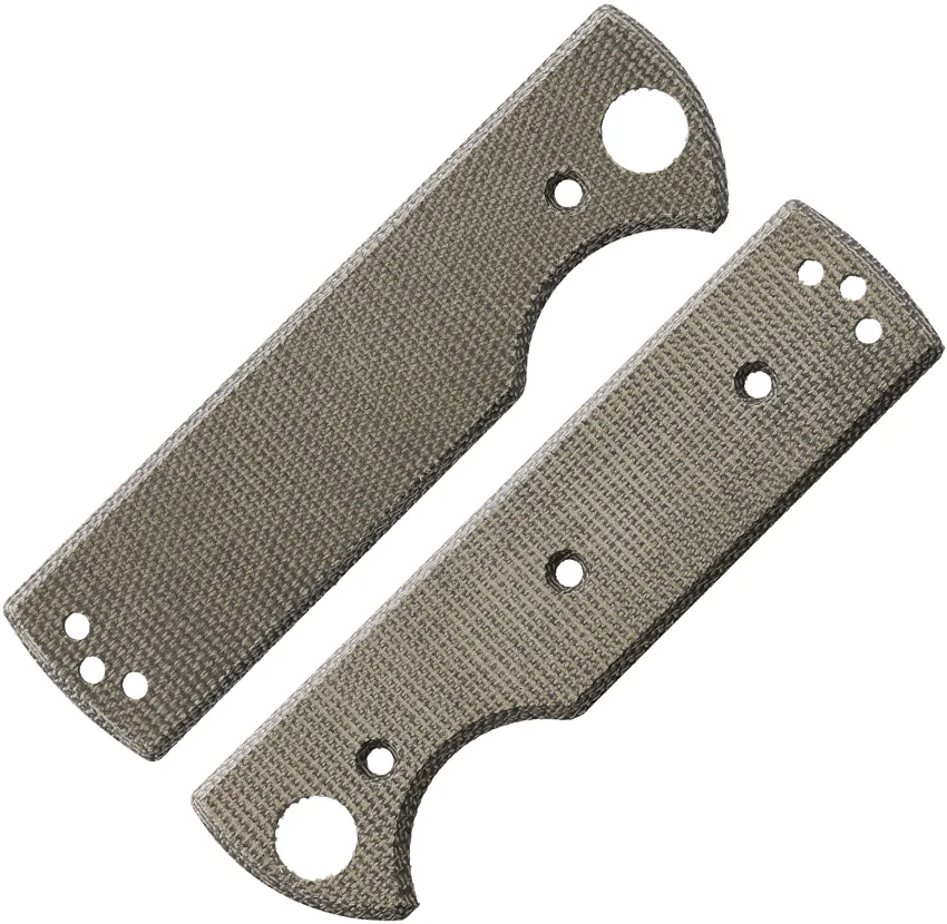 Chaves Knives Blue Label CHUB Flipper Scales - Green Micarta