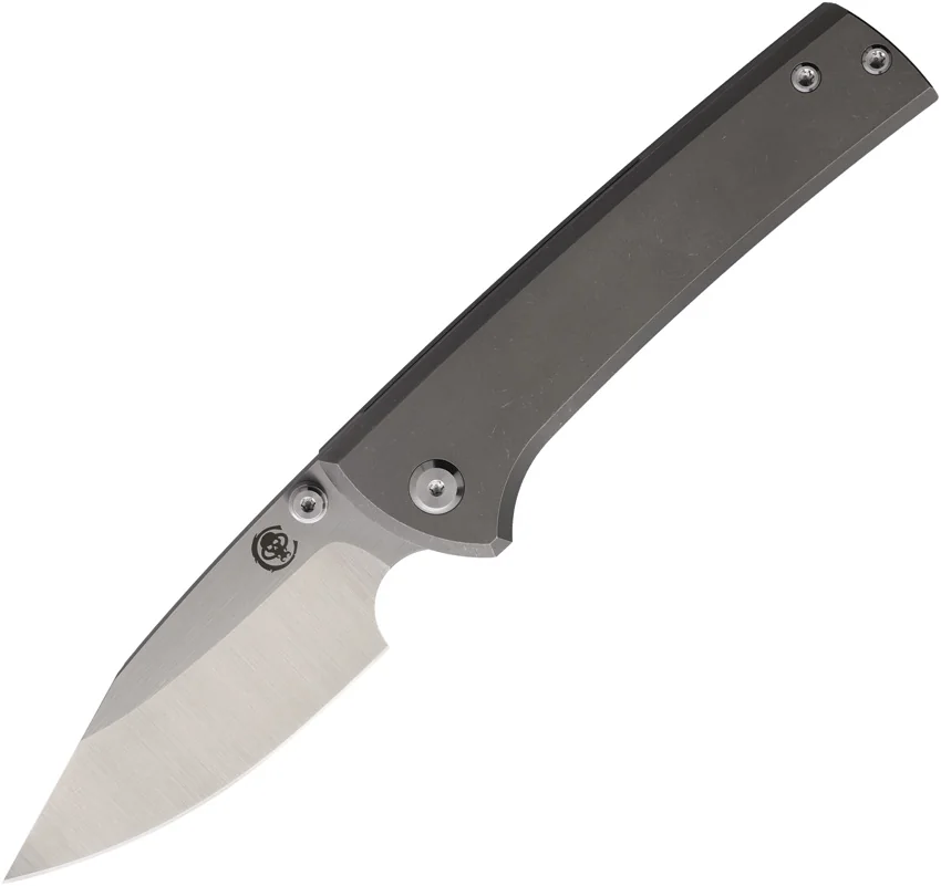 Chaves Scapegoat Street Frame Lock Knife Gray Titanium (3.5" Satin)