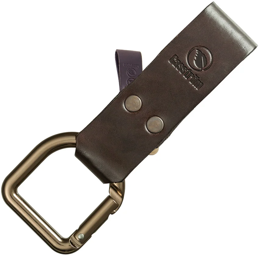 Casstrom No. 3 Dangler Sheath Extension Carabiner D-Ring (Dark Brown)