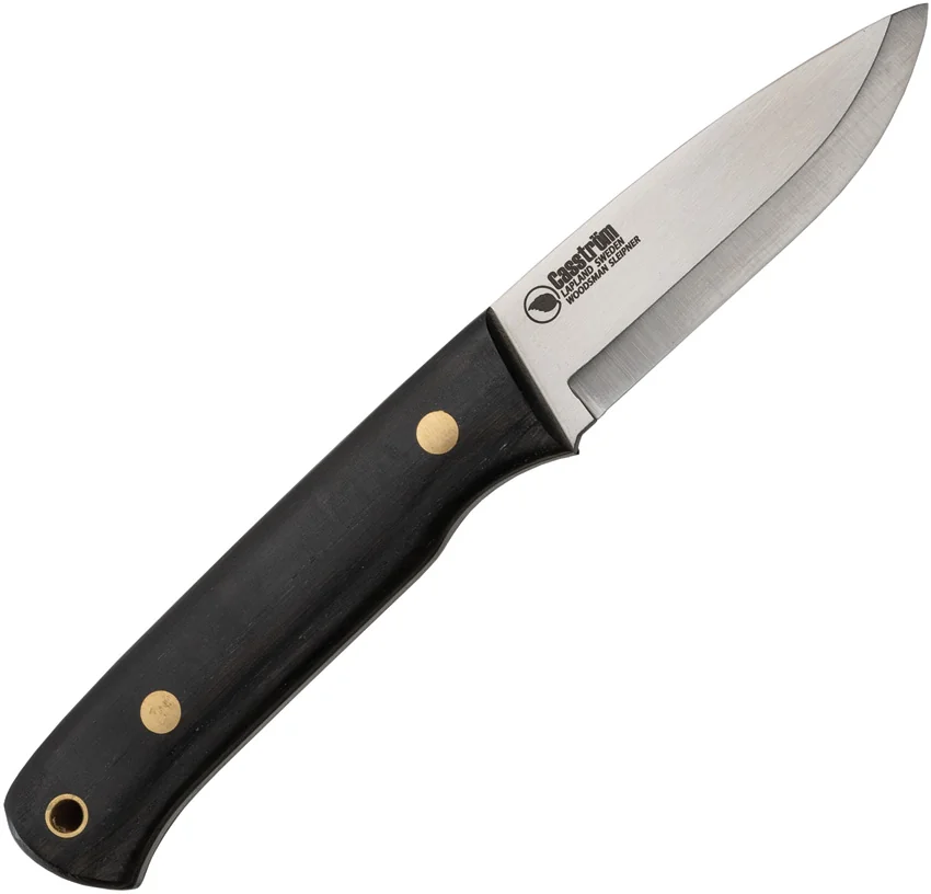 Casstrom Woodsman Fixed Blade Knife Bog Oak (3.4" Satin)