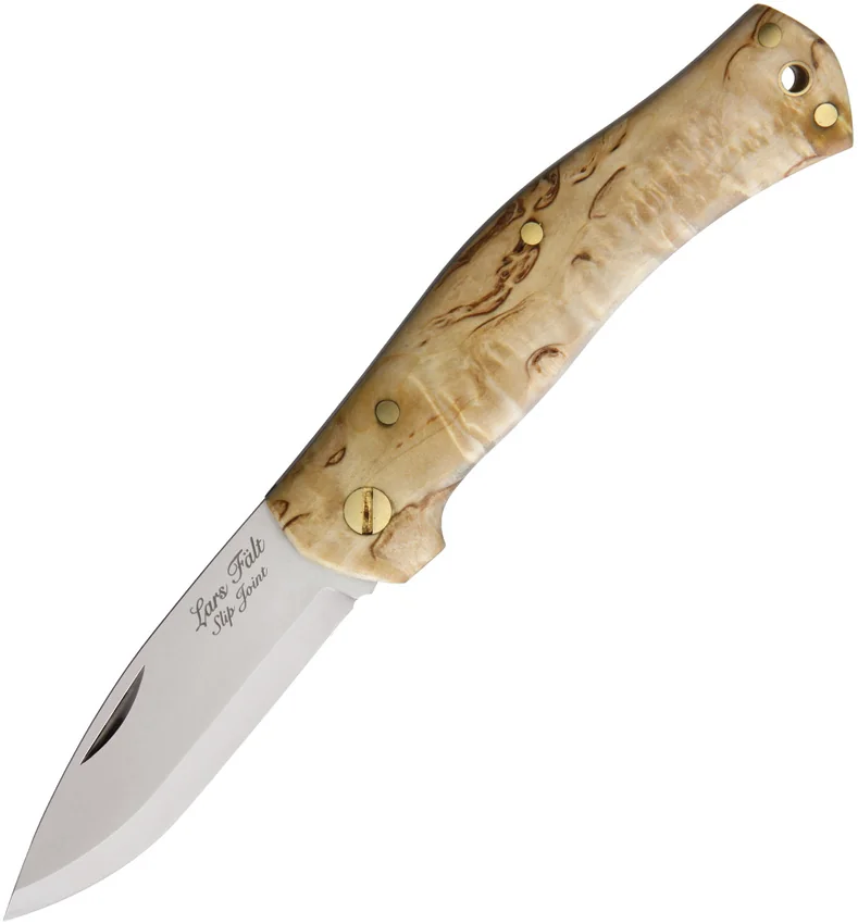 Casstrom Lars Fält Slip Joint Slip Joint Knife Curly Birch (2.8" Satin)