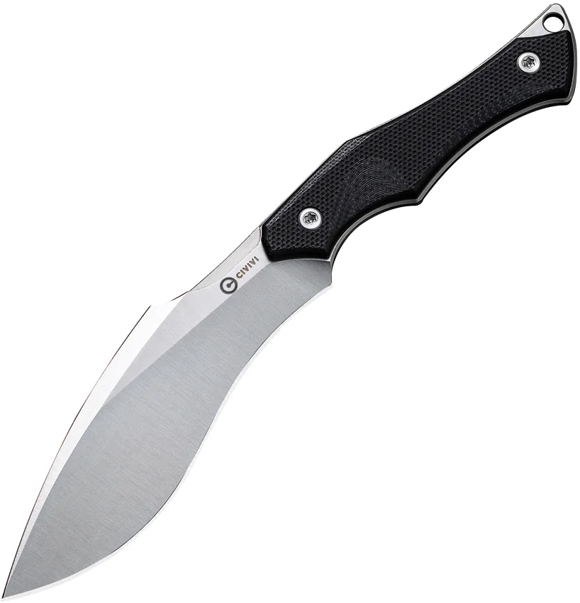 CIVIVI Vaquita II Fixed Blade Knife Black G-10 (3.2" Satin) C047C-1
