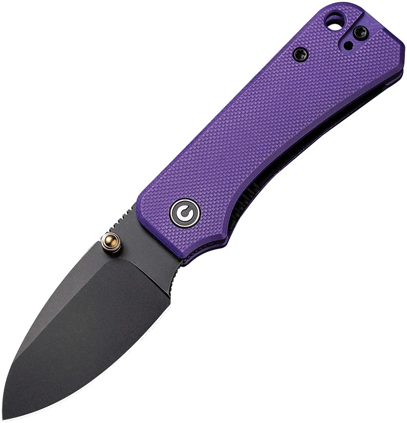 CIVIVI Baby Banter Liner Lock Knife Purple G-10 (2.34" Black SW) C19068S-4