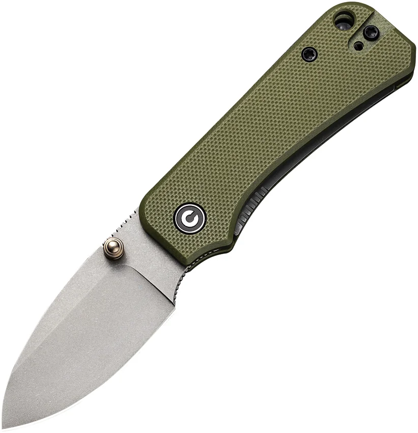 CIVIVI Baby Banter Liner Lock Knife Green G-10 (2.4" SW Nitro-V)