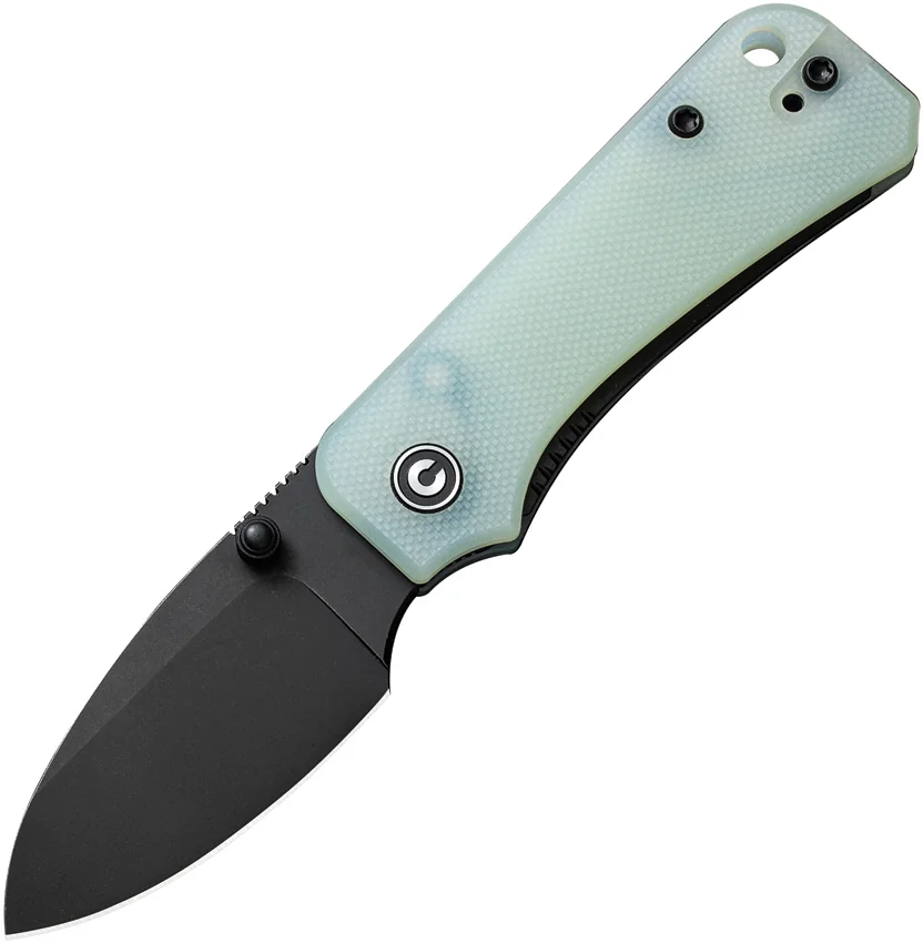 CIVIVI Baby Banter Liner Lock Knife Jade G-10 (2.3" Black SW ) C19068S-8