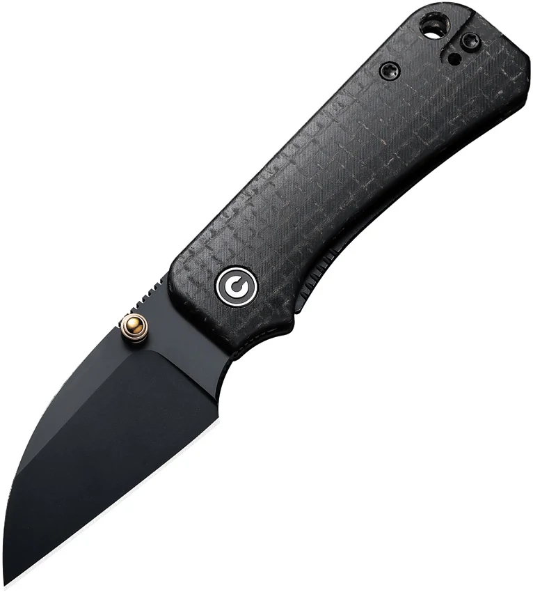 CIVIVI Baby Banter Wharncliffe Liner Lock Knife Black Micarta (2.34" Black)