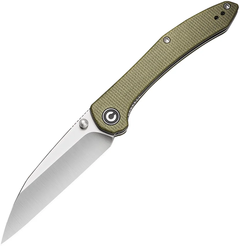CIVIVI Hadros Liner Lock Knife Olive Micarta (3.35" Satin) C20004-3