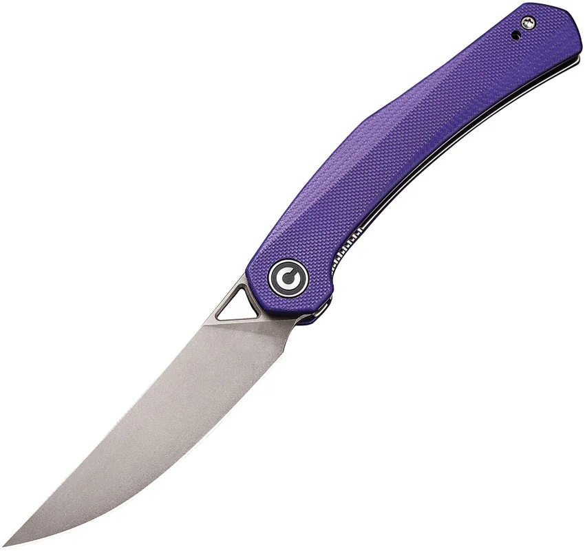 CIVIVI Lazar Liner Lock Knife Purple G-10 (3.3" SW) C20013-2