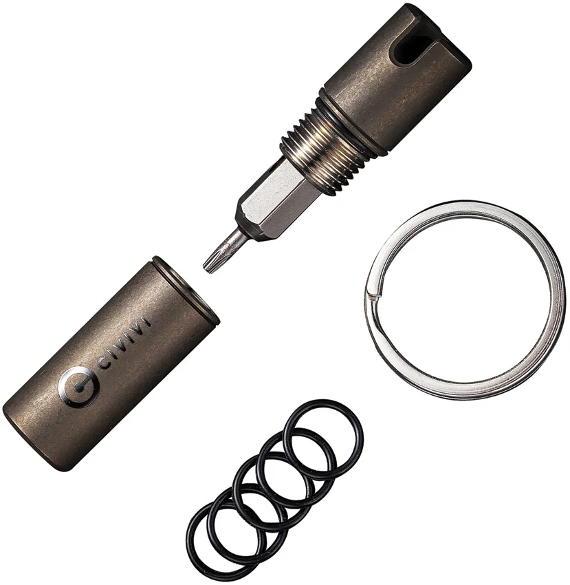 CIVIVI Key Bit Torx Screwdriver Tool Set Bronze Titanium (1.69")