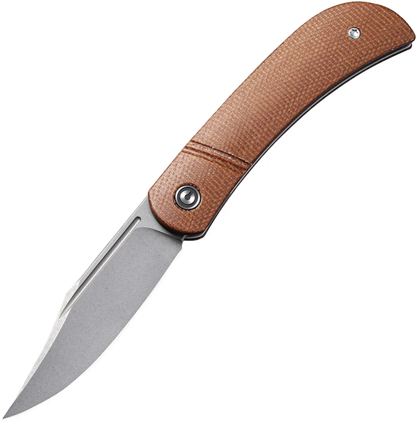 CIVIVI Appalachian Drifter Slip Joint Knife Brown Micarta (2.9"SW) C2015A
