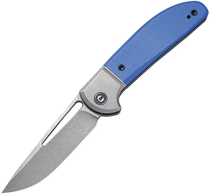 CIVIVI Trailblazer Slip Joint Knife Blue G10 (3" Stonewash) C2018B